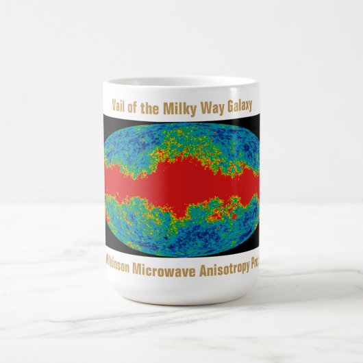 Mug Voile Galaxy Voie Lactée sur l'univers WMAP (Centre)