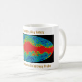 Mug Voile Galaxy Voie Lactée sur l'univers WMAP (Devant droit)