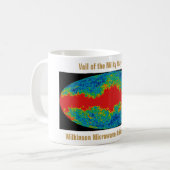 Mug Voile Galaxy Voie Lactée sur l'univers WMAP (Devant gauche)