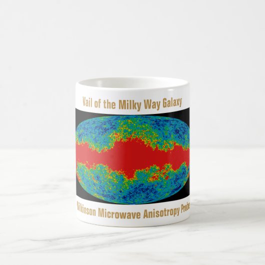 Mug Voile Galaxy Voie Lactée sur l'univers WMAP (Centre)