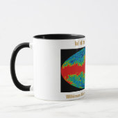 Mug Voile Galaxy Voie Lactée sur l'univers WMAP (Gauche)