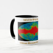 Mug Voile Galaxy Voie Lactée sur l'univers WMAP (Devant gauche)