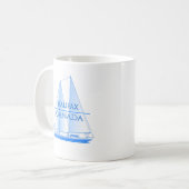 Mug Voile nautique côtière de Halifax (Devant gauche)