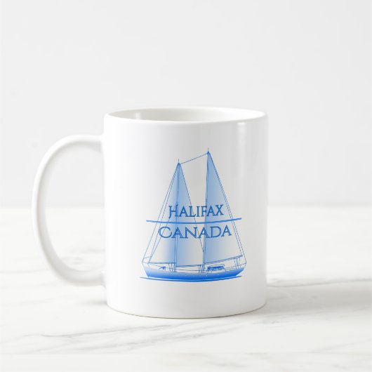 Mug Voile nautique côtière de Halifax (Gauche)