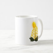 Mug Voile nuptiale magique Champignon jaune étincelant (Devant droit)