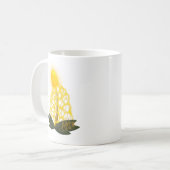 Mug Voile nuptiale magique Champignon jaune étincelant (Devant gauche)