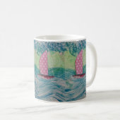 Mug Voile rose Polkadot (Devant droit)