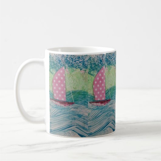 Mug Voile rose Polkadot (Gauche)