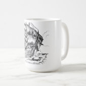 Mug Voile terminée (Devant droit)