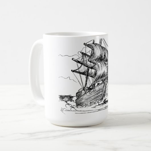 Mug Voile terminée (Devant gauche)