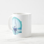 Mug Voilier ancré (Devant gauche)