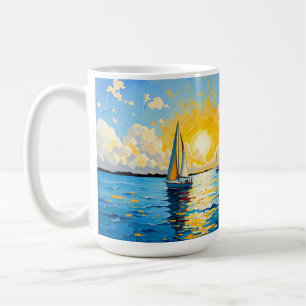 Mug Voilier au coucher du soleil