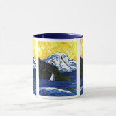 Mug Voilier avec le Mt plus pluvieux (Centre)