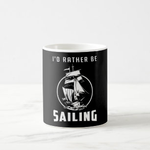 Mug Voilier Bateau Voilier Voilier Capitaine Sea Idée 