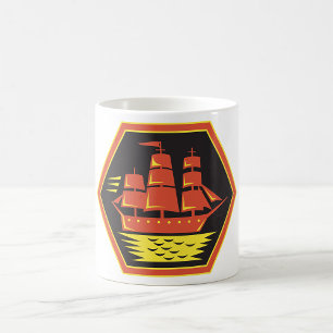 Mug Voilier Clipper Vintage en Mer