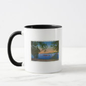 Mug Voilier et bateau à moteur à Roseland Park Scene (Gauche)