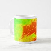 Mug voilier fluorescent (Devant gauche)