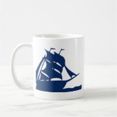 Mug voilier nautique bateau à vagues eau de mer (Gauche)