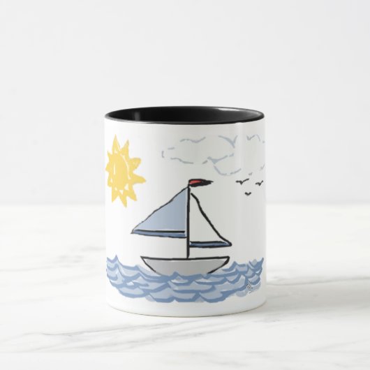 Mug Voilier O (Centre)