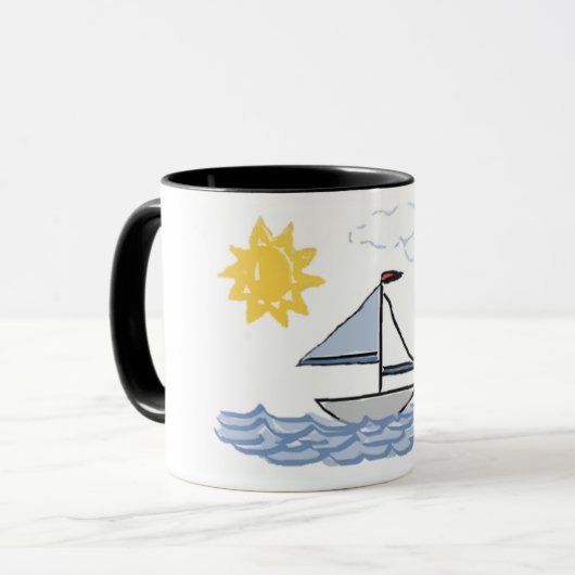 Mug Voilier O (Devant gauche)