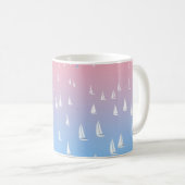 Mug Voiliers de course en haute mer (Devant droit)