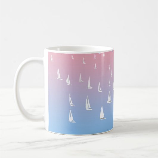 Mug Voiliers de course en haute mer (Gauche)