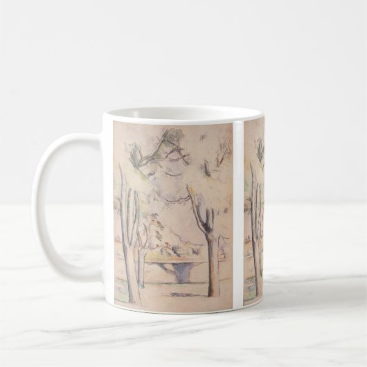 Mug Voir à travers les arbres par Paul Cezanne, Art Vi (Gauche)