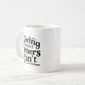 Mug Voir ce que les autres ne peuvent pas – Technologu (Devant gauche)