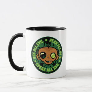 Mug Voir, Entendre et Dire tout Mal Singe