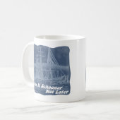 Mug Voir la Schooner Historical Ship Art (Devant gauche)