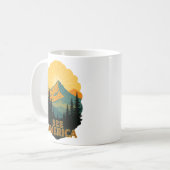Mug Voir l'affiche du parc national américain (Devant gauche)