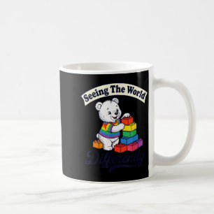 Mug Voir le monde différemment porte la sensibilisatio