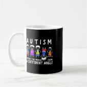 Mug Voir le monde sous un angle différent Autisme A (Gauche)