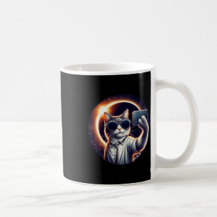 Mug Voir Totalité Américaine 2024 Funny Selfie Cat Sol