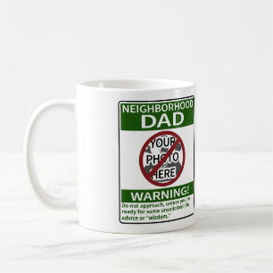 Mug Voisinage personnalisable Papa Avertissement Xd Ou