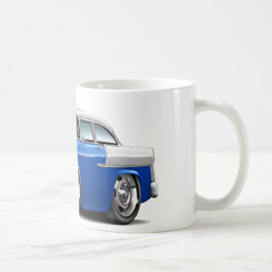 Mug Voiture 1955 Bleu-Blanche de Chevy Belair