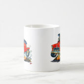 Mug Voiture 1955 de rouge de Chevy Belair (Centre)