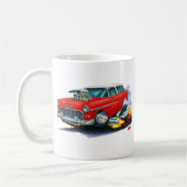 Mug Voiture 1955 de rouge de nomade de Chevy (Gauche)