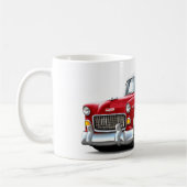 Mug Voiture 1955 Rouge-Blanche de Chevy Belair (Gauche)