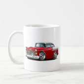 Mug Voiture 1955 Rouge-Blanche de Chevy Belair (Gauche)