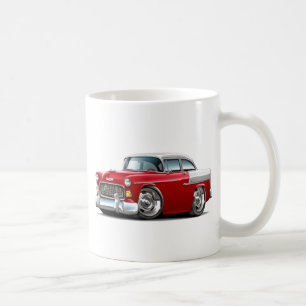 Mug Voiture 1955 Rouge-Blanche de Chevy Belair