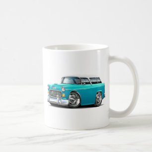 Mug Voiture 1955 Turquoise-Blanche de nomade de Chevy