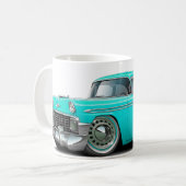 Mug Voiture 1956 de turquoise de Chevy Belair (Devant gauche)