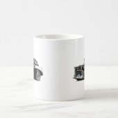 Mug Voiture 1956 Noir-Blanche de nomade (Centre)