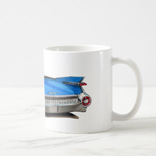 Mug Voiture 1959 de bleu de Cadillac