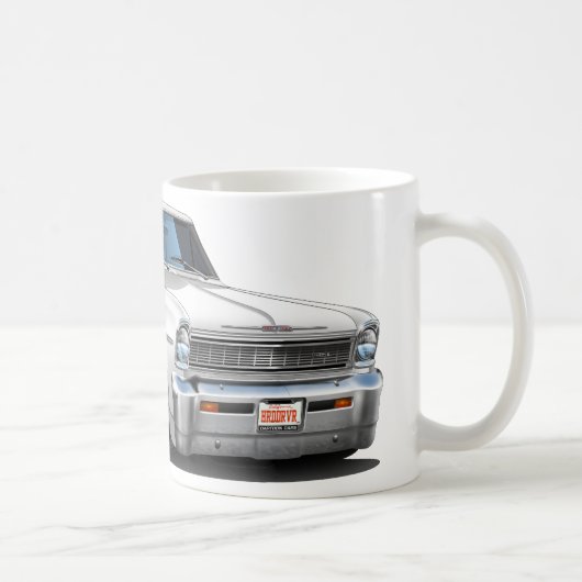 Mug Voiture 1966-67 de blanc de nova (Droite)