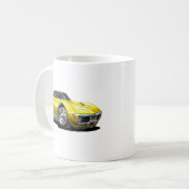 Mug Voiture 1968-72 jaune de Corvette (Devant gauche)