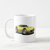 Mug Voiture 1968-72 jaune de Corvette (Gauche)