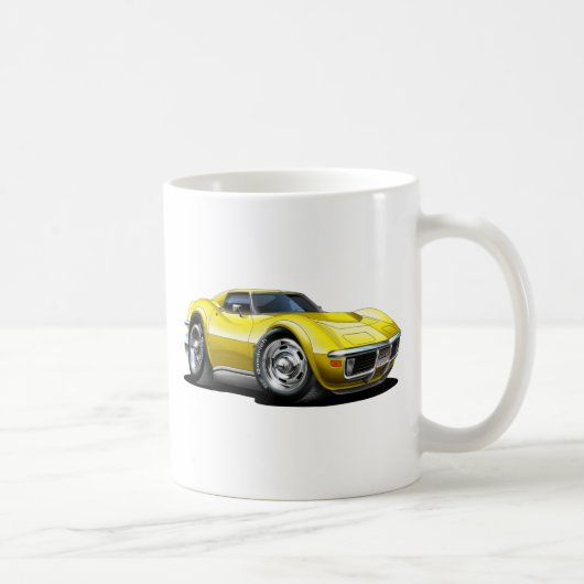 Mug Voiture 1968-72 jaune de Corvette (Droite)