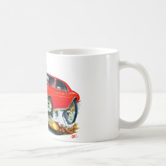 Mug Voiture 1968 Rouge-Noire de Camaro (Droite)